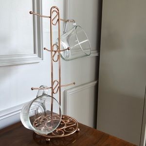 Copper color mug stand / mug holder